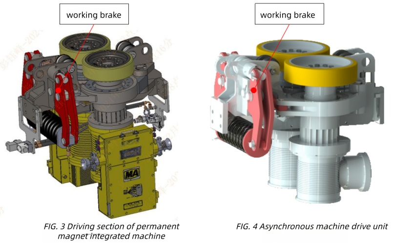 Two-Stage Brake for Mining Suspended Monorail Transport Locomotive
